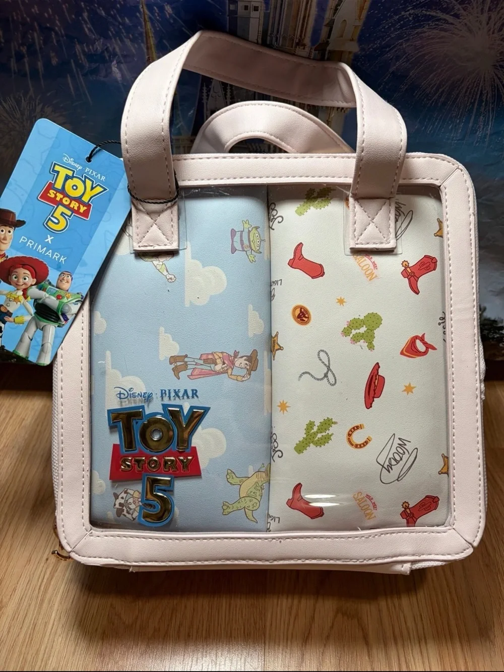 Disney Pixar {Toy Story 5}  3-Piece Travel Cosmetic Makeup Bag Set *Primark*-NEW